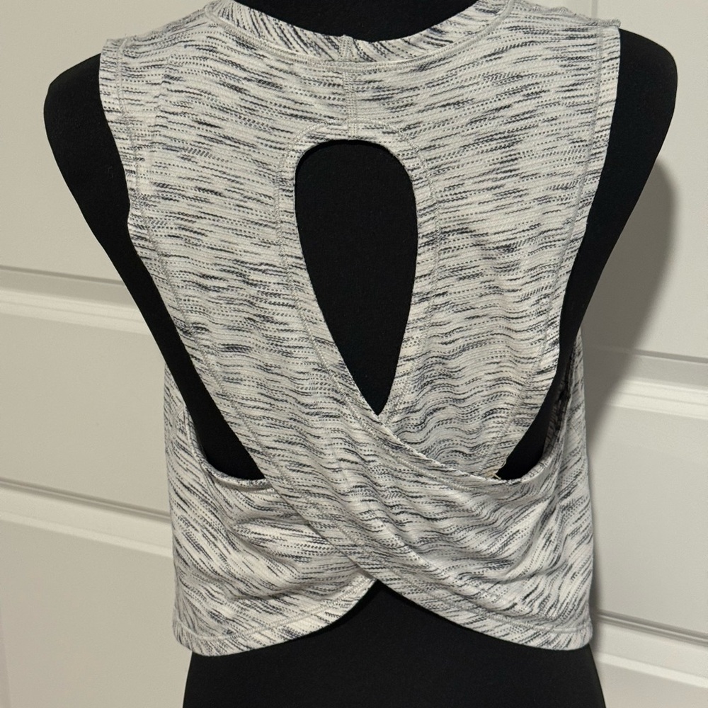 Lululemon Fast as Light muscle Tank Top - White/Black - Picture 6 of 6